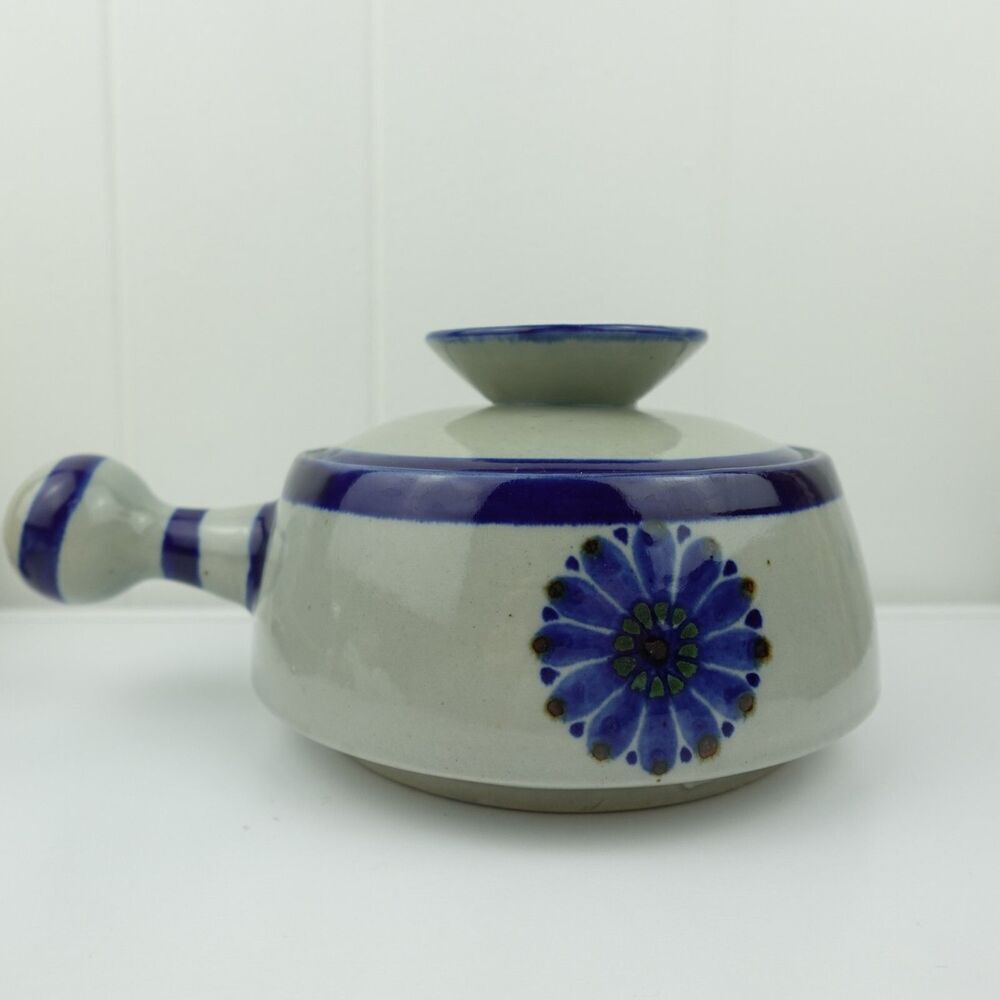 Ken Edwards Mexican Pottery Covered Casserole Pot with Lid Signed